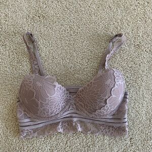 PINK Victoria's Secret Lace Bralette in Lavender